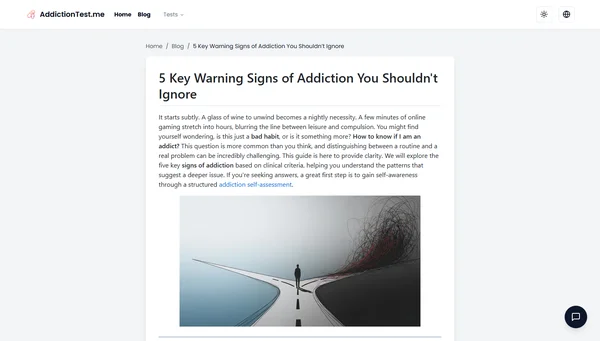 5 Key Warning Signs of Addiction You Shouldn't Ignore