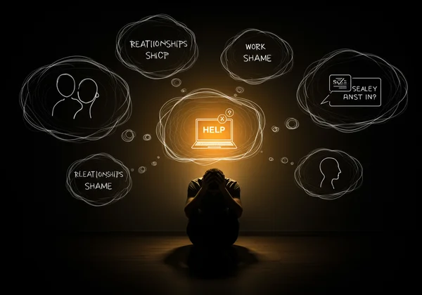 Person questioning sexual behaviors, seeking help